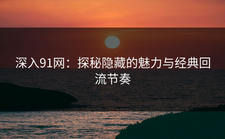 深入91网:探秘隐藏的魅力与经典回流节奏 深入91网:探秘隐藏的魅力与经典回流节奏